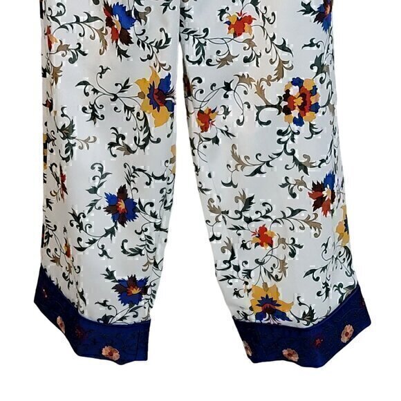 Cabernet Sleepwear Pajama Long Sleeve Set PM Cream Embroidered - Picture 5 of 8